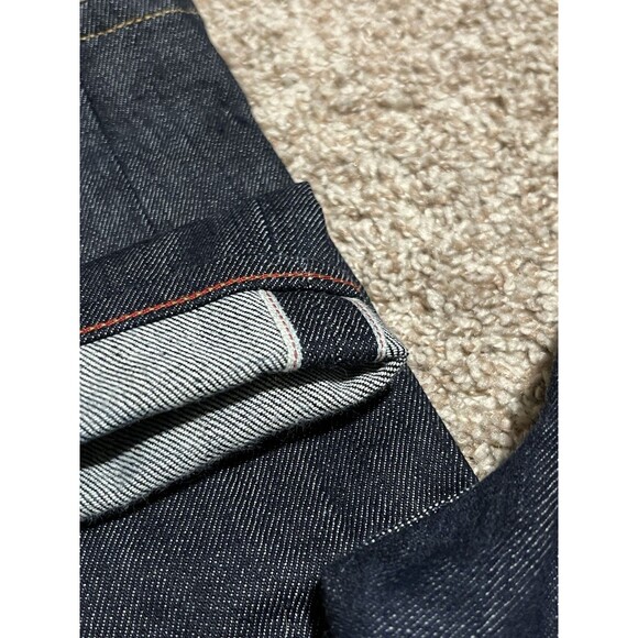 GUSTIN #68 THE 1968 Slim Fit Selvedge Raw Blue Denim Jeans 31x36 California EUC - Picture 4 of 15